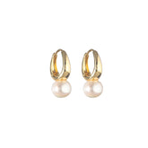 Kate Freshwater Pearl Earrings Gold